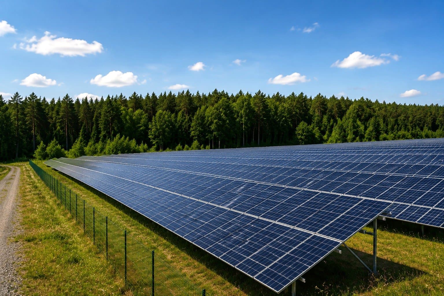 Renewable energy at factory